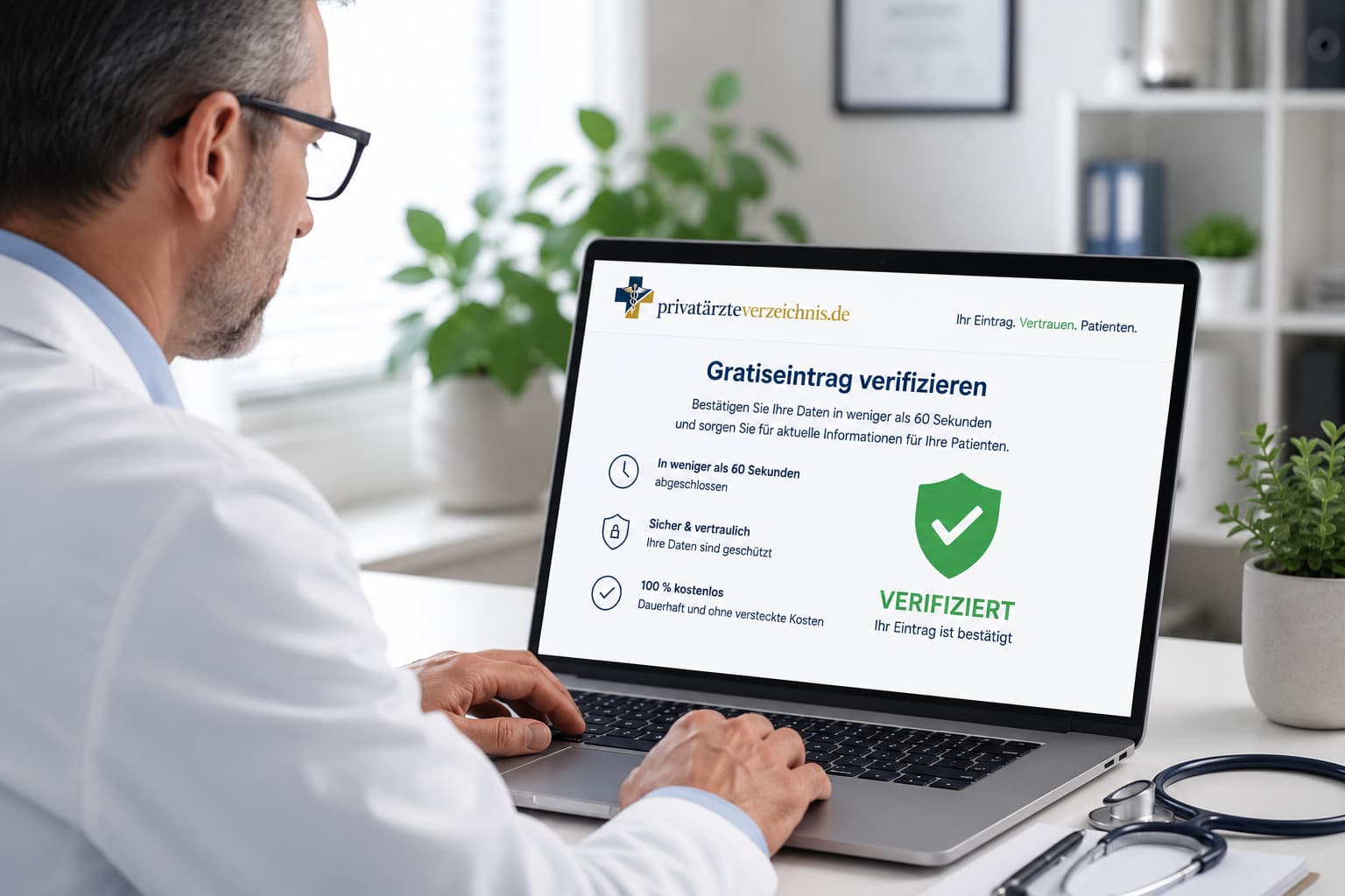 Gratiseintrag verifizieren